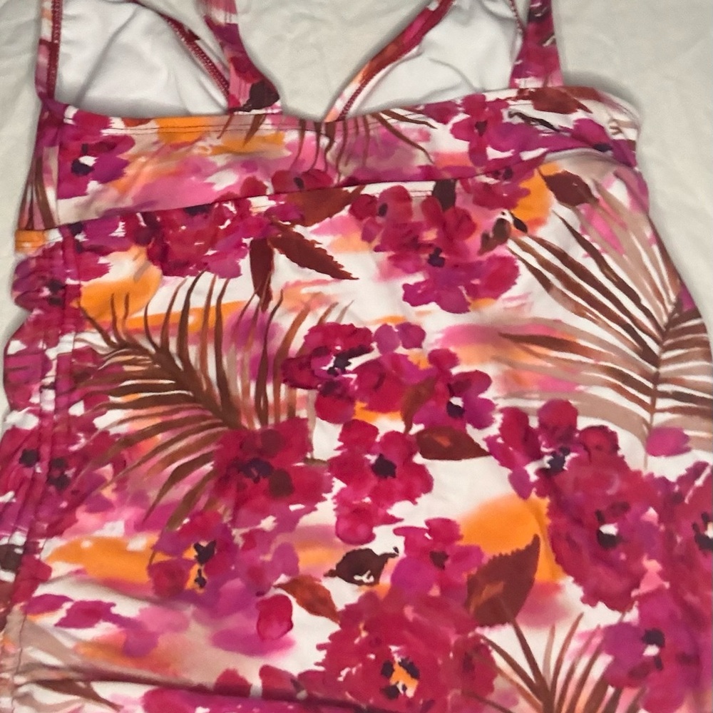 St. John's Bay Women's Swimwear - Red and White - Picture 3 of 5